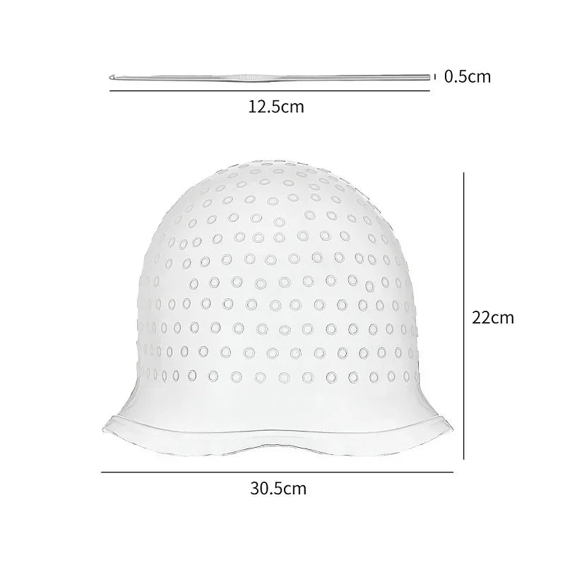 Silicone Hair Highlighting Cap – Reusable Hair Coloring & Dye Cap - OneClickSmart