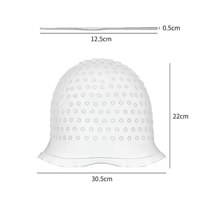 Silicone Hair Highlighting Cap – Reusable Hair Coloring & Dye Cap - OneClickSmart