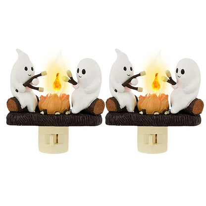 Ghost Campfire Flickering Night Light