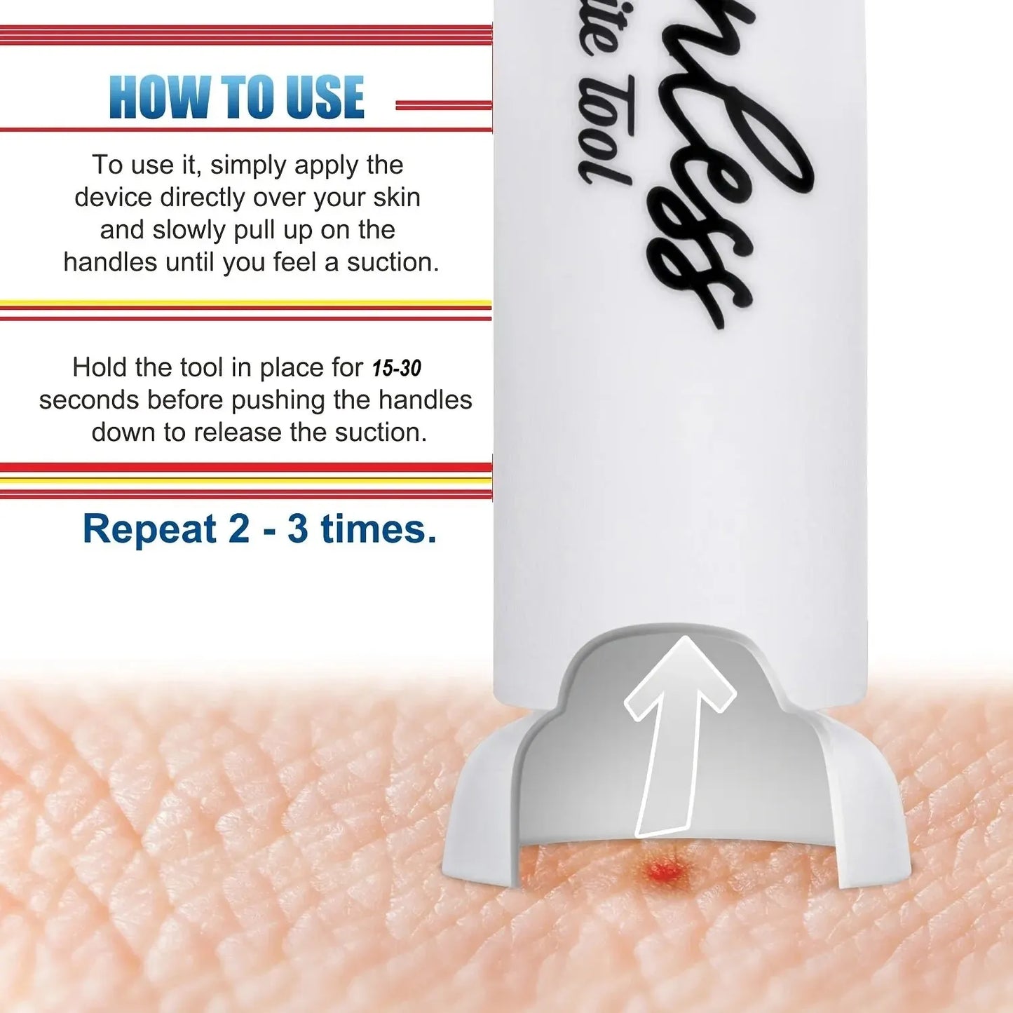 Suction Bug Bite & Bee Poison Remover Tool