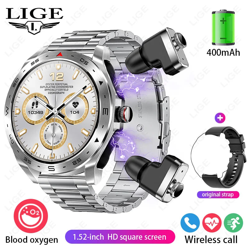 Smart Two-in-one Bluetooth Watch