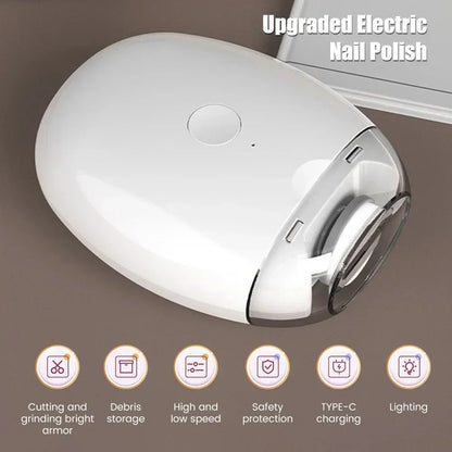 2-in-1 Mini Electric Nail Clipper & Polisher