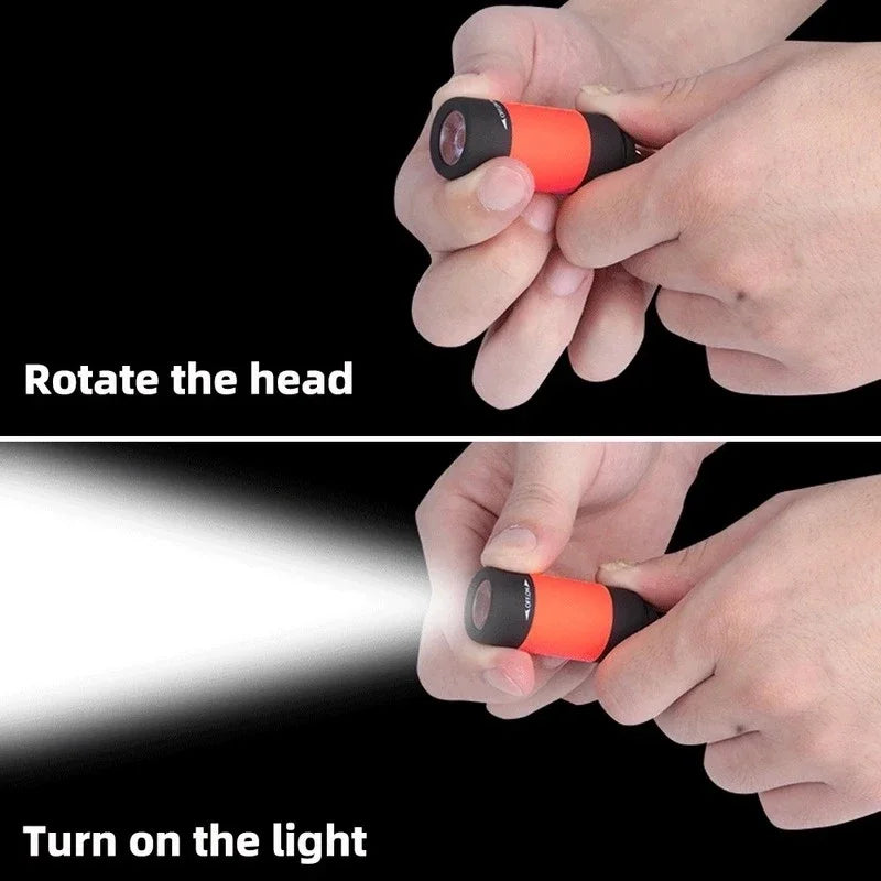 LED Mini Pocket Rechargeable Flashlight