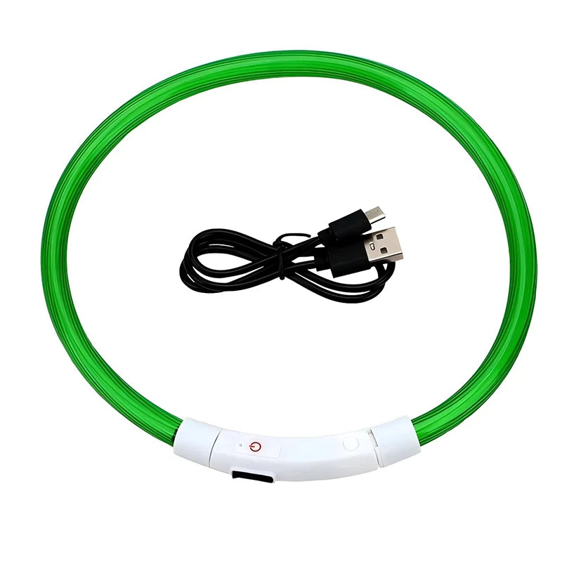 LED USB Rechargeable Dog Collar