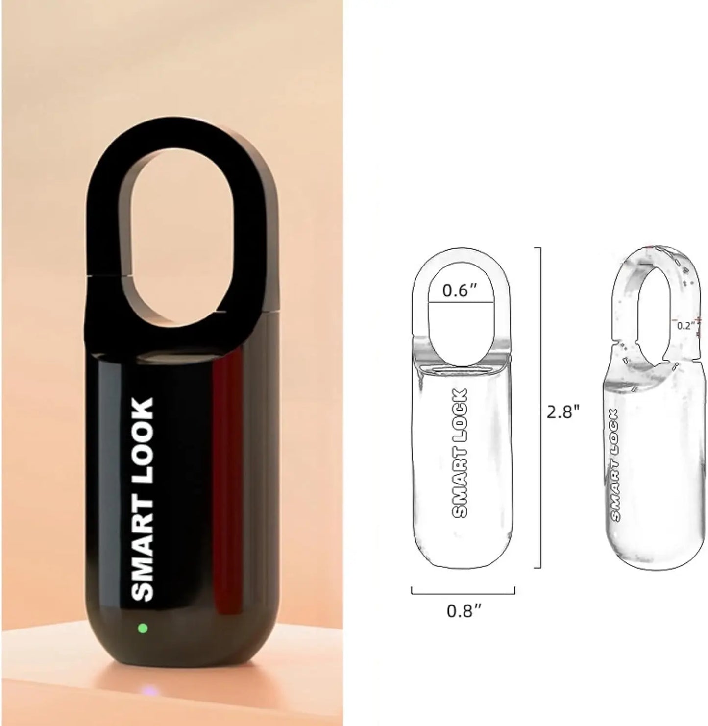 Mini Smart Fingerprint Padlock