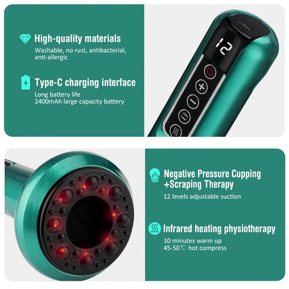 6/12 Speed Electric Cupping Massager