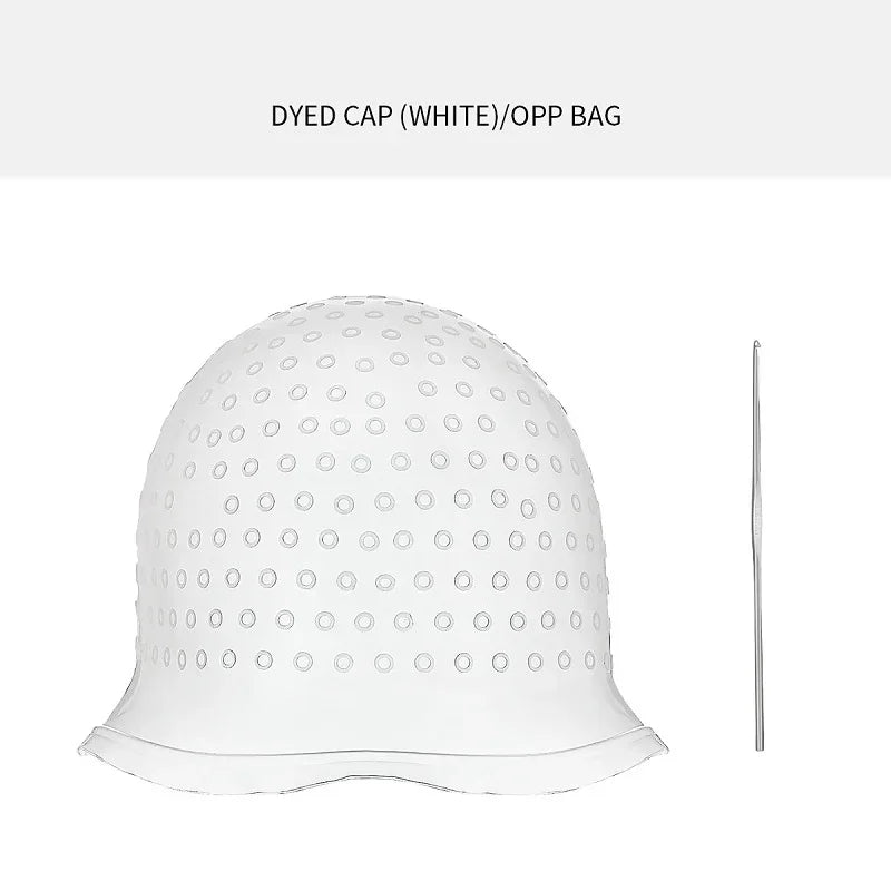 Silicone Hair Highlighting Cap – Reusable Hair Coloring & Dye Cap - OneClickSmart
