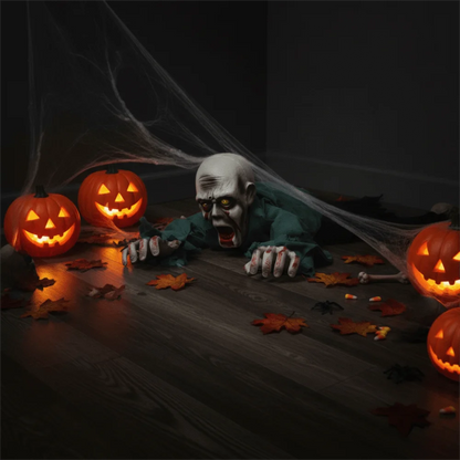 Voice Activated Halloween Crawling Ghost Decoration