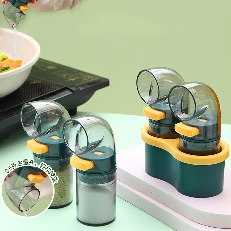 Quantitative Seasoning Bottle with measured dispensing design for precise pouring of spices, salt, sugar, and cooking seasonings.