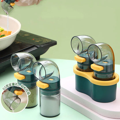 Quantitative Seasoning Bottle with measured dispensing design for precise pouring of spices, salt, sugar, and cooking seasonings.