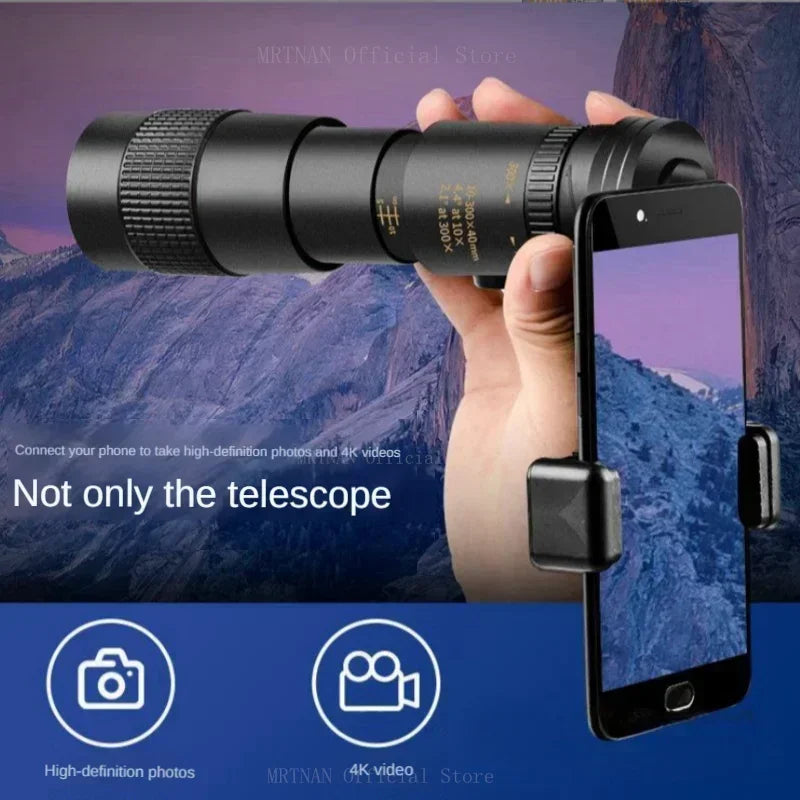 Super Telephoto Zoom Monocular Hd Telescope
