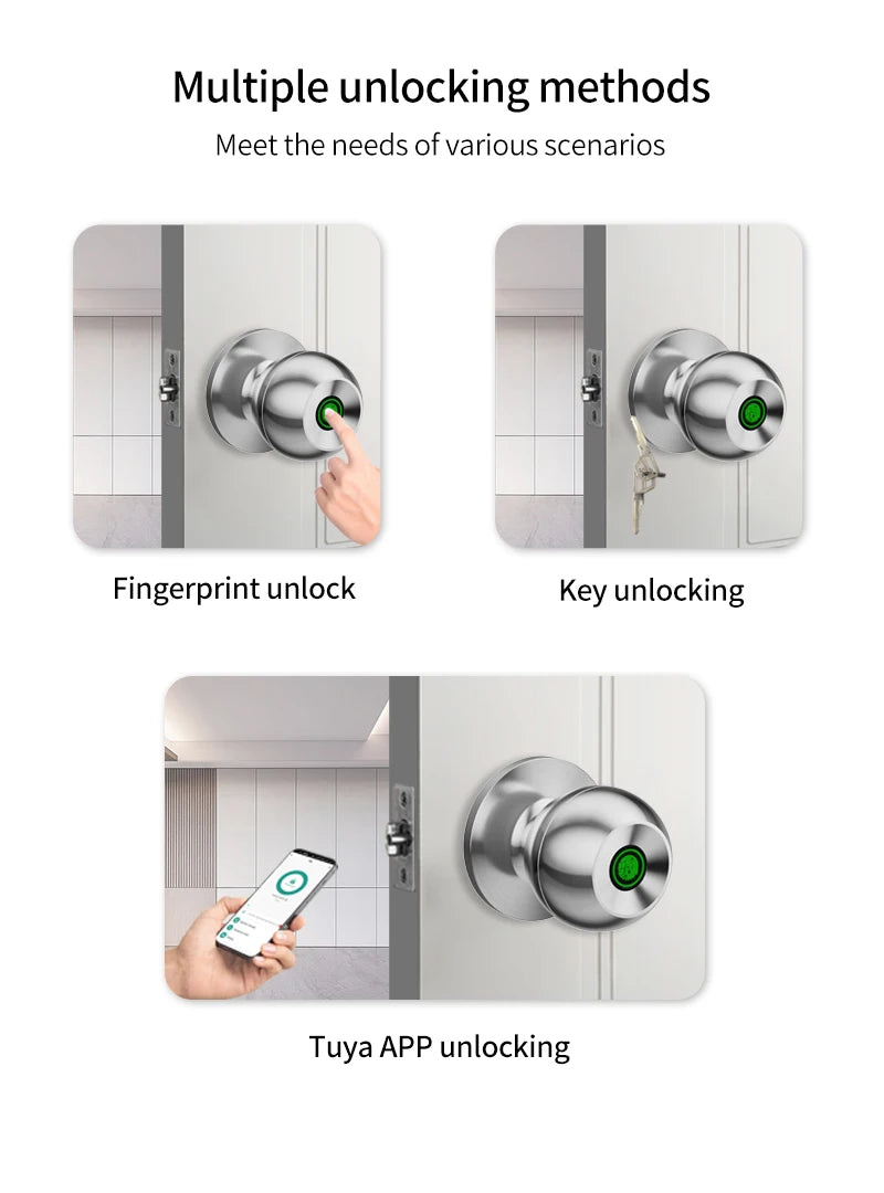 Fingerprint Smart Door Lock Handle