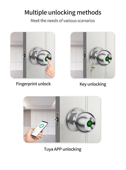 Fingerprint Smart Door Lock Handle