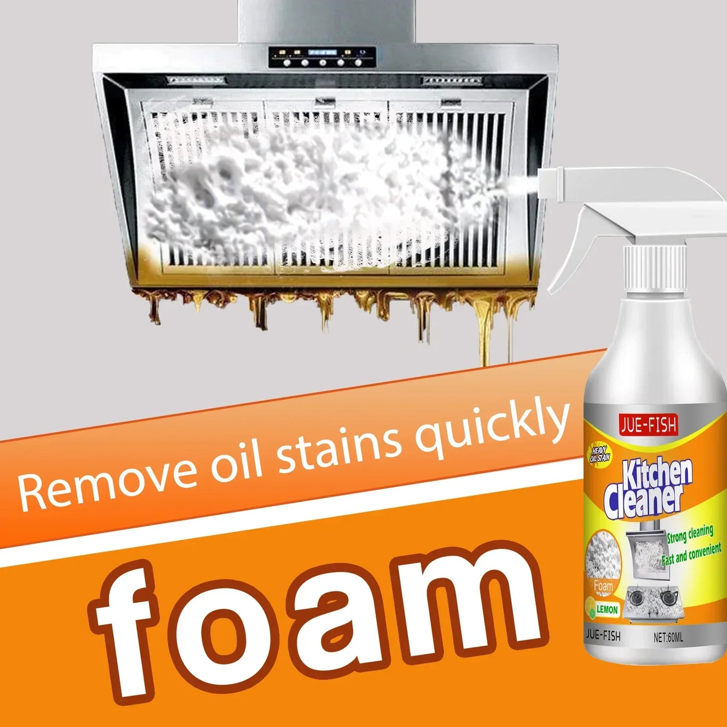 Kitchen Grease Foam Cleaner