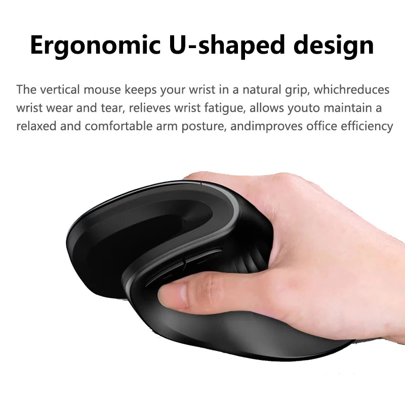 Warvank U2 Vertical Wireless Ergonomic Silent Mouse