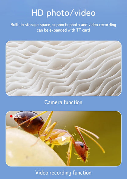 Pocket Microscope for Kids with 4K 2.0" Screen