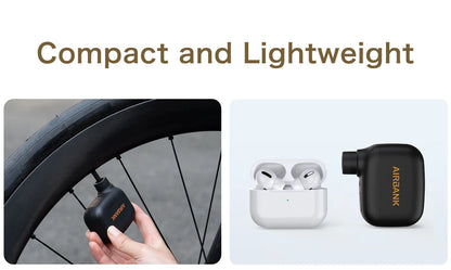 Airbank Pocket SE Mini Electric Bike Pump – Portable Rechargeable Tire Inflator