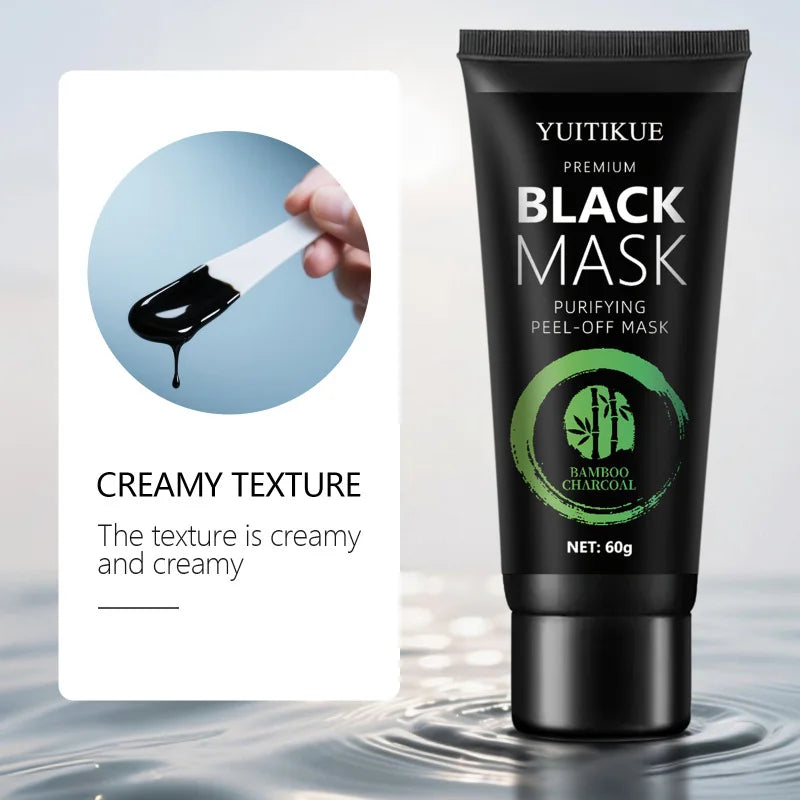 Bamboo Charcoal Blackhead Removal Mask – Deep Cleansing Face Treatment