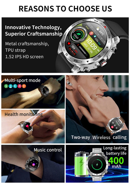 Smart Two-in-one Bluetooth Watch