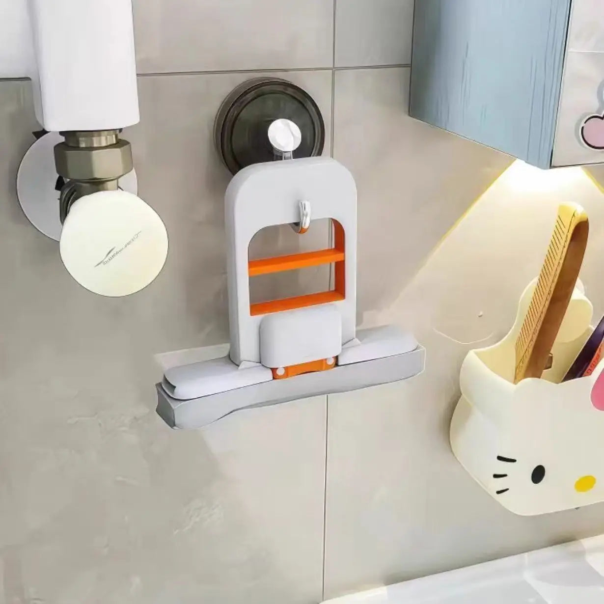 Portable Mini Desktop Cleaning Mop with Short Handle