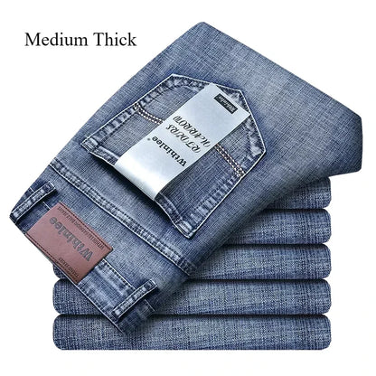 Men’s Slim Fit Luxury Jeans – Classic Style Denim Pants