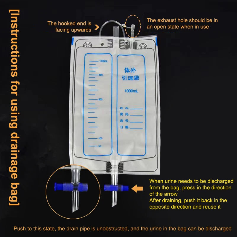 Reusable Silicone Urine Collector Bag