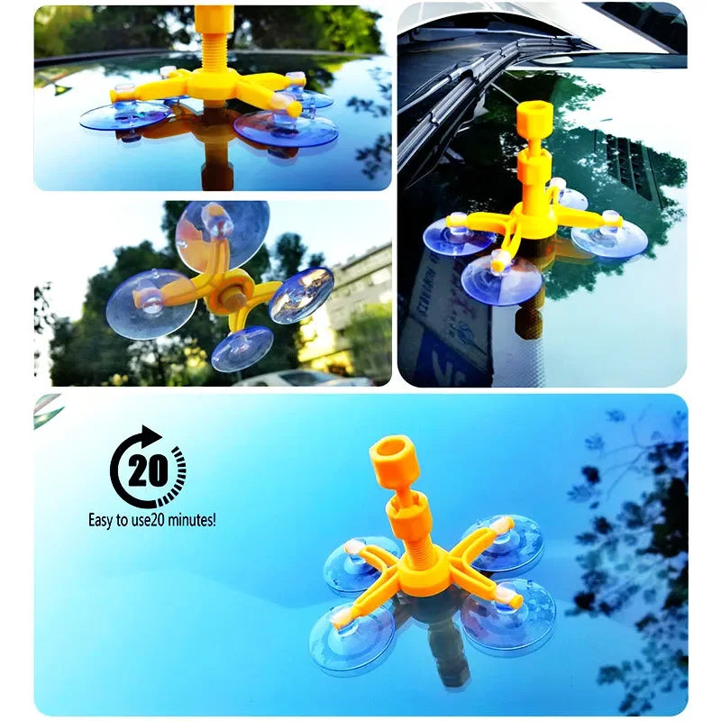 Car Windshield Repair Kit for fixing cracks and chips in auto glass, restoring windshield clarity and strength with easy DIY resin repair system.
