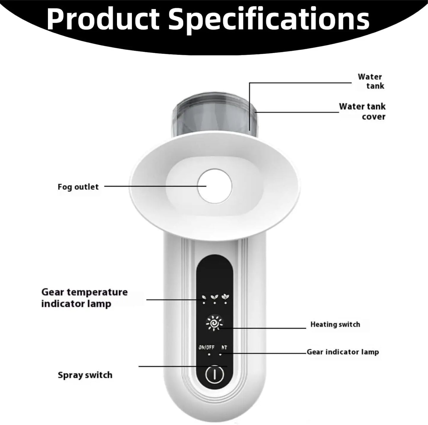 Heated Eye Steam Device – Mini Eye Mister for Dry Eyes & Moisturizing Eye Care