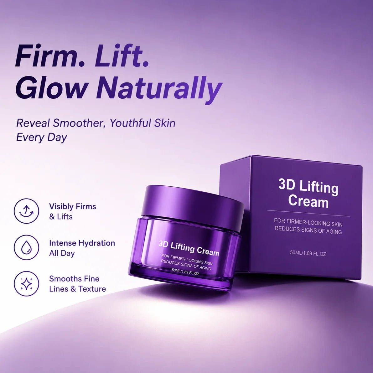 3D face and neck lifting cream anti aging moisturizer