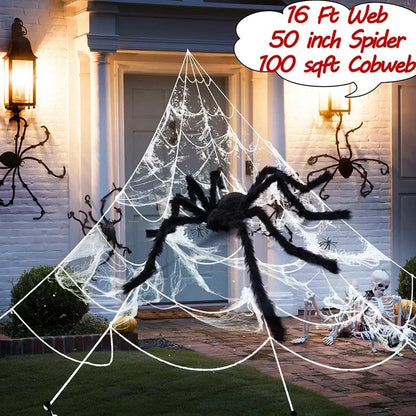 Giant Halloween Spider for Haunted House Decoration