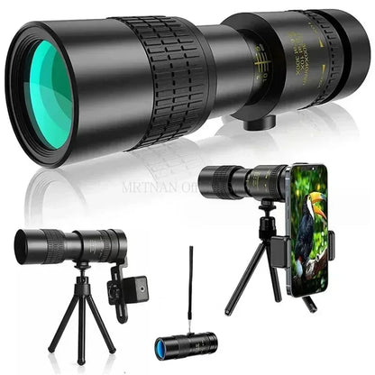 Super Telephoto Zoom HD Monocular Telescope for Long Distance Viewing