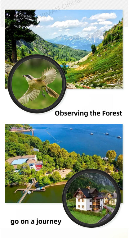 10–300X Zoom HD Monocular Telescope – Powerful Long Range
