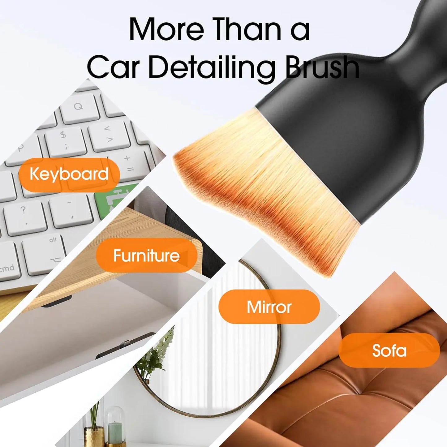 Car Interior Cleaning Fluff Brush