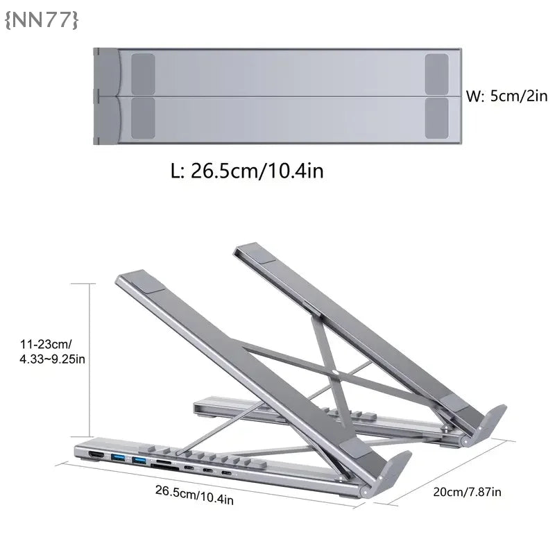 8-in-1 USB-C Laptop Docking Station