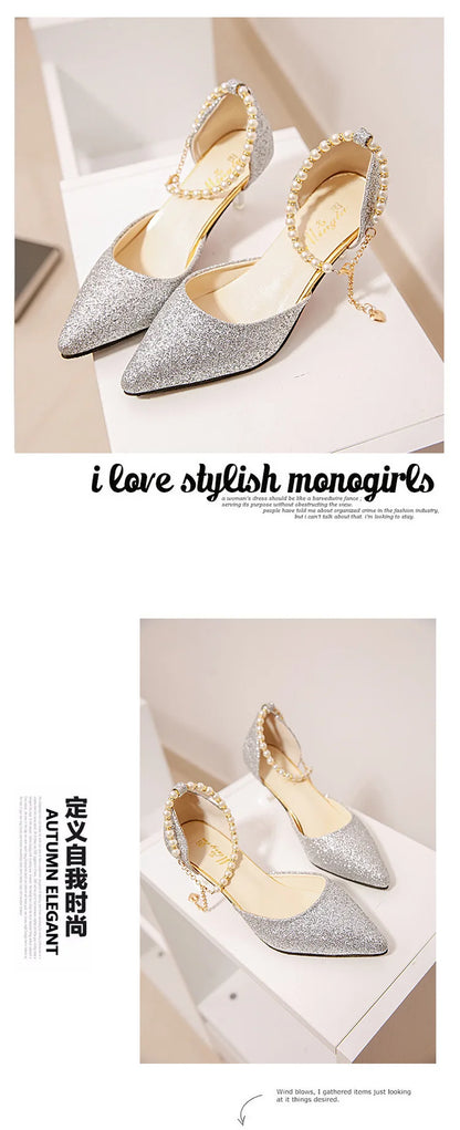 Bride Wedding High Heels – Elegant Women’s Party Pumps & Mules