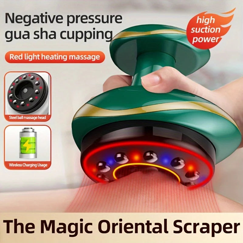Electric Meridian Massage Brush for Body Relaxation Therapy