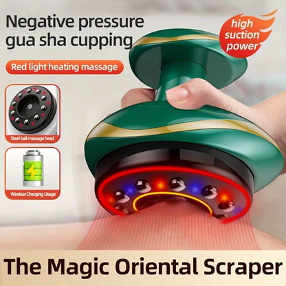 Electric Meridian Massage Brush for Body Relaxation Therapy