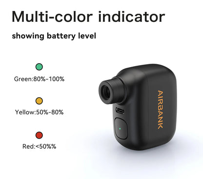 Airbank Pocket SE Mini Electric Bike Pump – Portable Rechargeable Tire Inflator