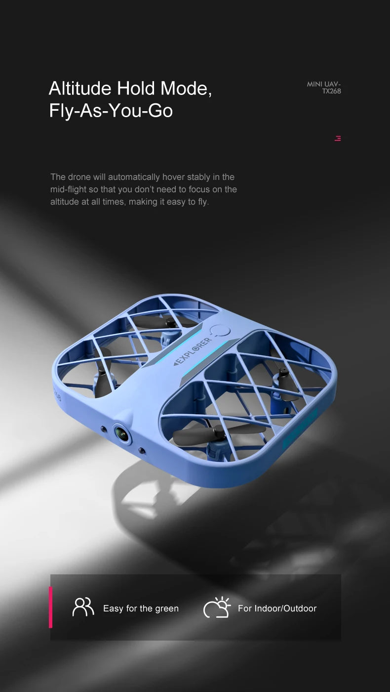 Remote Control Mini Drone with HD 4K
