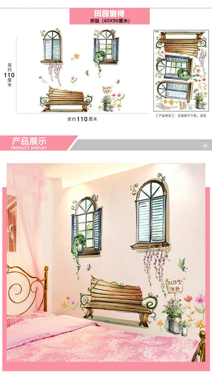 Purple Lavender Flower Butterfly Wall Stickers – Home Decor Decals