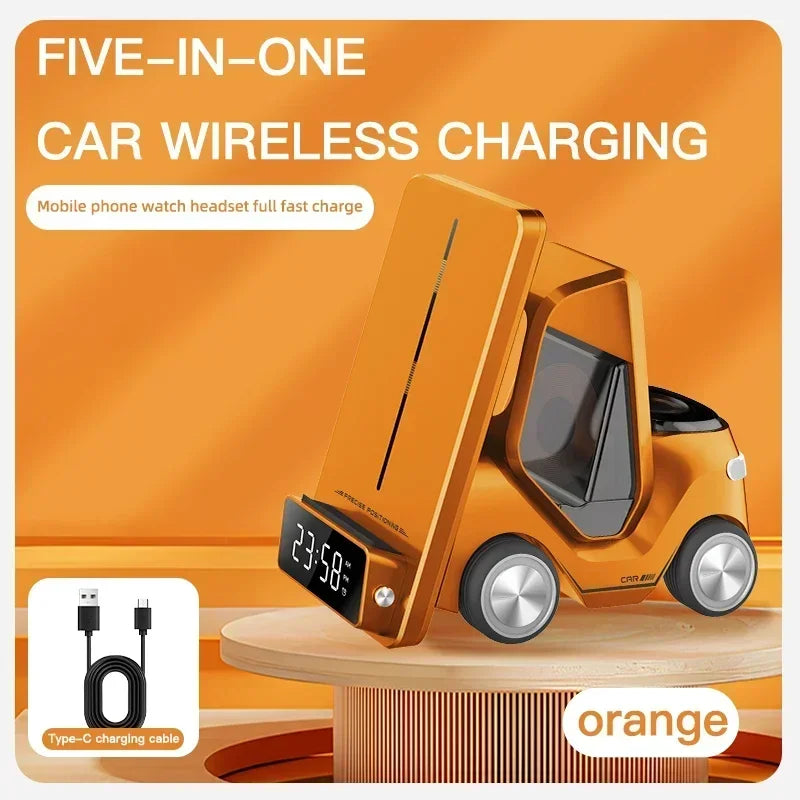 5-in-1 Wireless Charger & Phone Stand