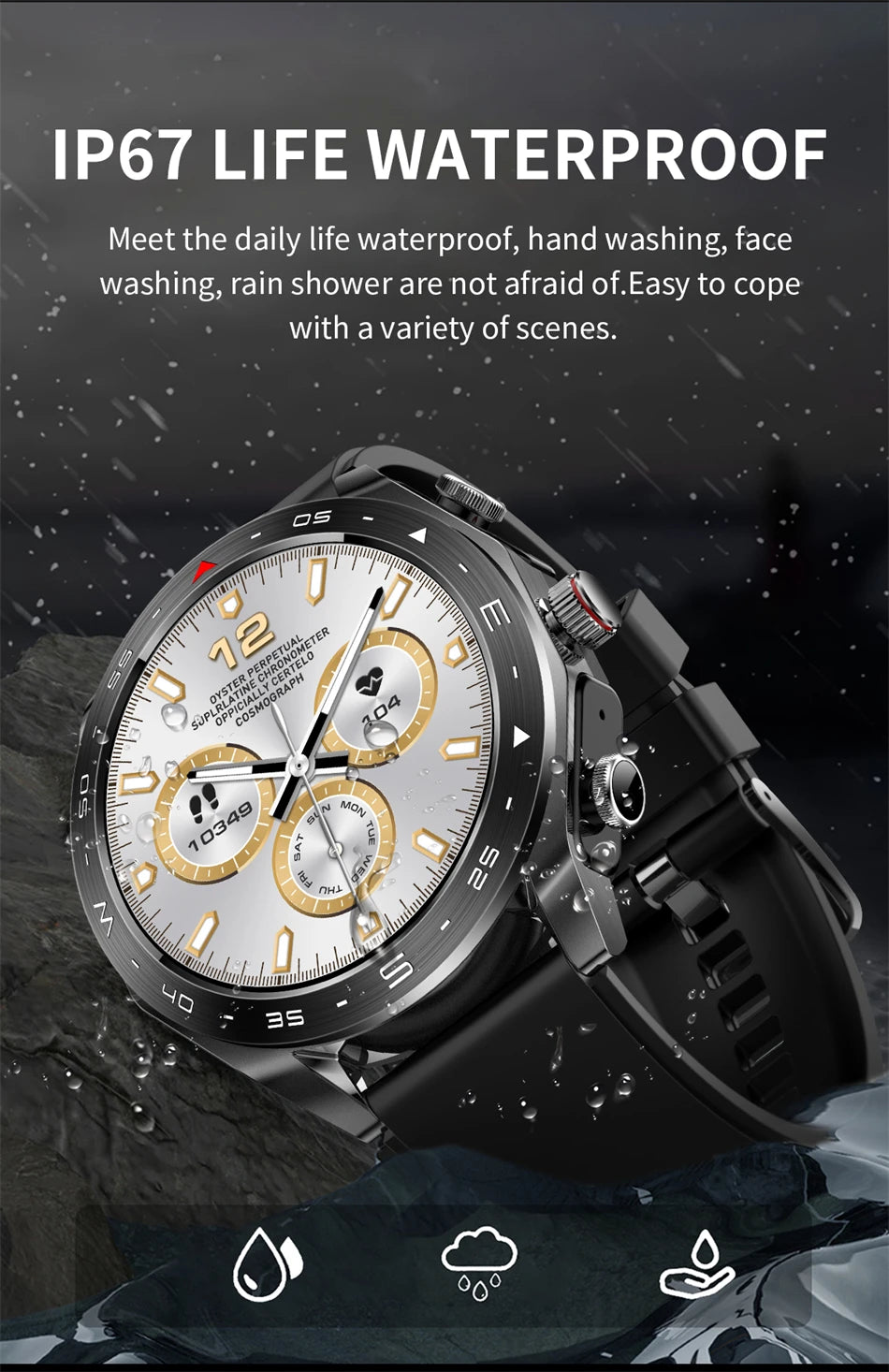 Smart Two-in-one Bluetooth Watch