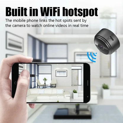 A9 Mini WiFi Security Camera – Smart Home, Baby & Pet Monitor