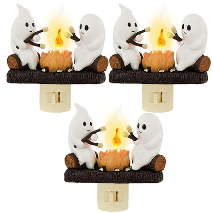 Ghost Campfire Flickering Night Light