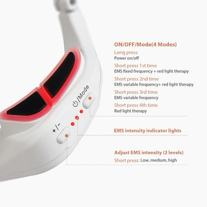 Foreverlily EMS Eye Massager Glasses for Eye Fatigue Relief