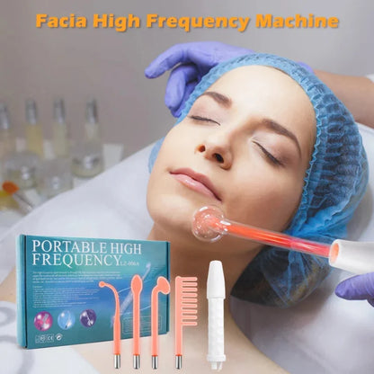 4-in-1 High Frequency Facial Wand for Skin Care Treatment