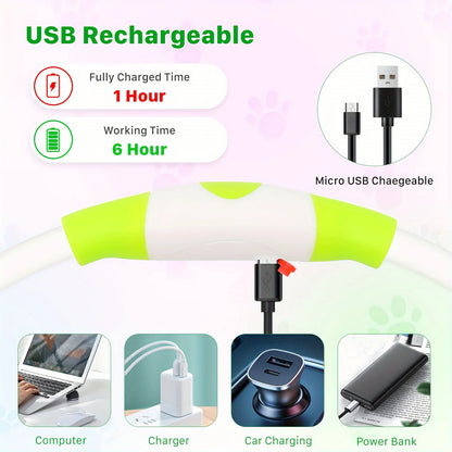 LED USB Rechargeable Dog Collar
