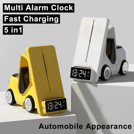 5-in-1 Wireless Charger & Phone Stand