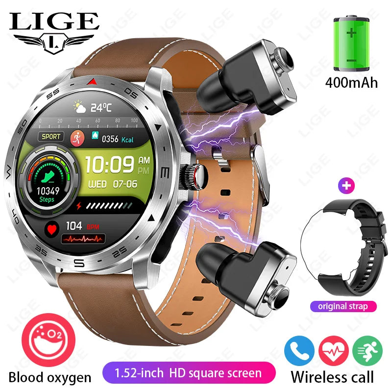 Smart Two-in-one Bluetooth Watch