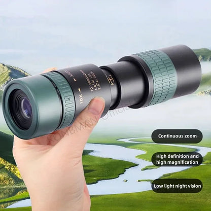 10–300X Zoom HD Monocular Telescope – Powerful Long Range